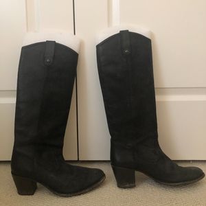 FRYE black leather boots
